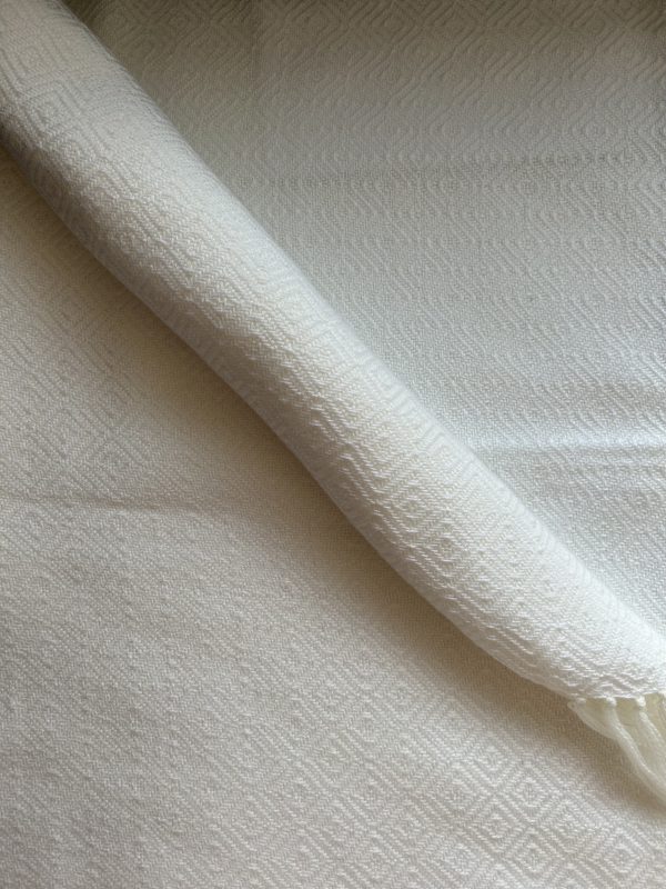 deka z vlny alpaky detail